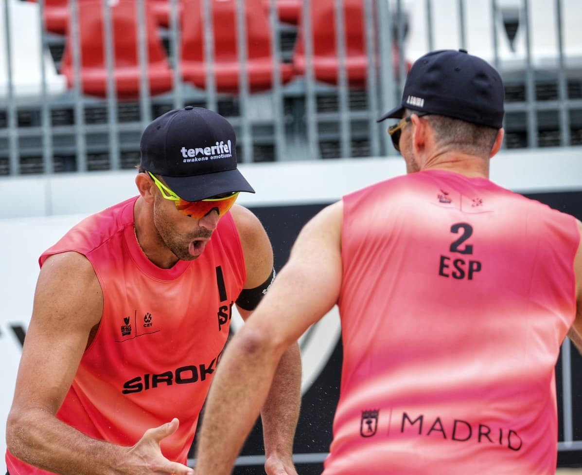Las parejas masculinas españolas se estrenan en el cuadro principal del Beach Pro Tour Futures Madrid 2026